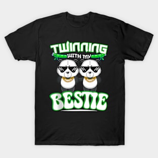 Twinning Bestie Panda T-Shirt